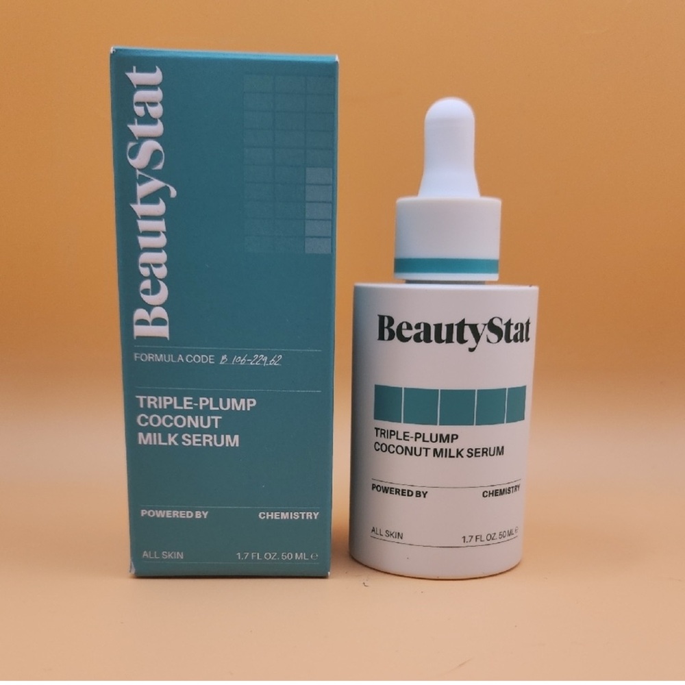 beauty stat triple plump coconut milk serum new in box full size 1.7oz
